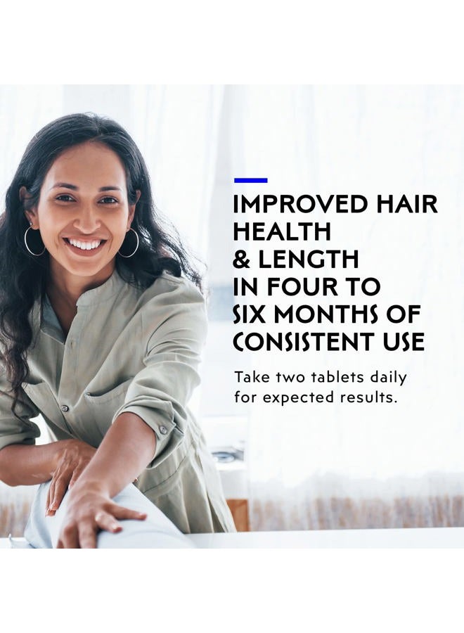 Elon R3 Hair Growth Supplement for Women – Vitamins w/ 5000 mcg Biotin Per Serving & Collagen Peptides for Healthy, Thick Hair – Extra Strength - Extended Release (60 Tablets)  - Image 5