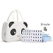 drizzle 30mm Mahjong Set Blue 144 Medium Size Tiles with Panda Bag and Racks Traditional Chinese Table Game Home Family Dorm Party for Leisure Time Mah Jong - Image 3