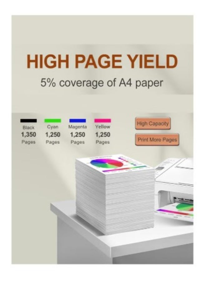 Terabyte 067 Compatible Toner Cartridge Replacement for 067 067H i SENSYS MF655CDW MF657CDW LBP631CW LBP633CDW MF651CW Printer Black Cyan Yellow Magenta, 4 Pack - Image 2