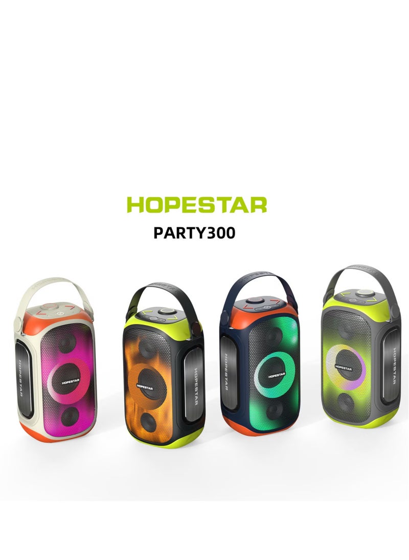 HOPESTAR 80W Wireless DJ Bass Boombox with Mic | Outdoor Waterproof Speaker, 3D Surround Sound, TWS Connectivity, RGB Light, Karaoke System & Dual Dynamic Bass for Powerful Party Music  - Image 4