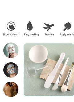 Excefore Face Mask Brush, Brush Set of 5, Applicator, Soft Silicone Facial Applicator Skin Care Beauty Tool for Applying Mud Mask, Eye or DIY  - Image 5