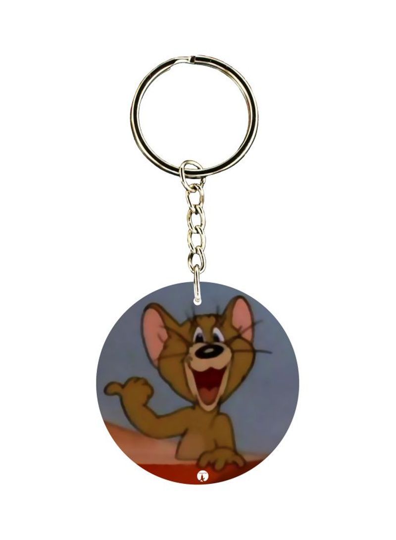 RKN Jerry Printed Dual Sided Keychain