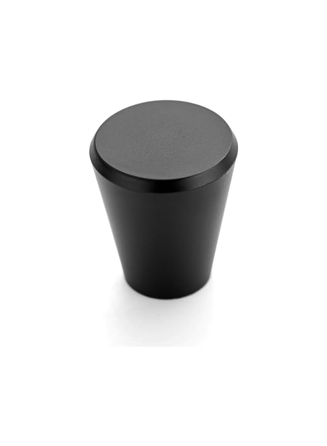 PROMASS promass Matte Black Cabinet Knobs for Dresser Drawers - Round Cupboard Knobs Black Cabinet Hardware Knobs Metal Drawer Pulls and Knobs (8packs) - Image 2