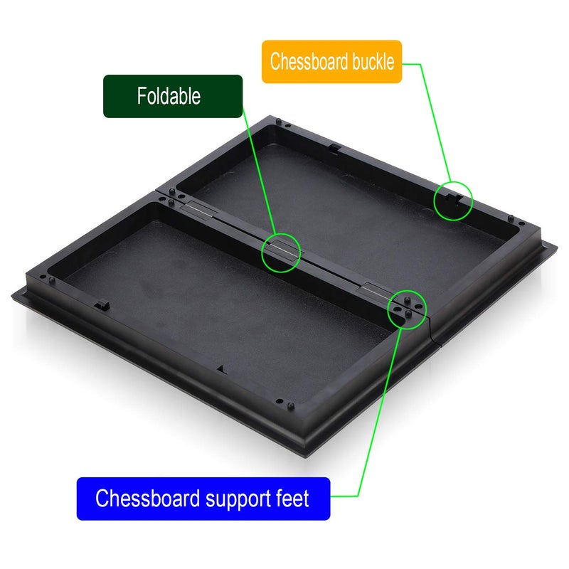 Quadpro Magnetic Japanese Shogi Board Game Set with Folding Board Classic Travel Games for Kids and Adults - Image 4