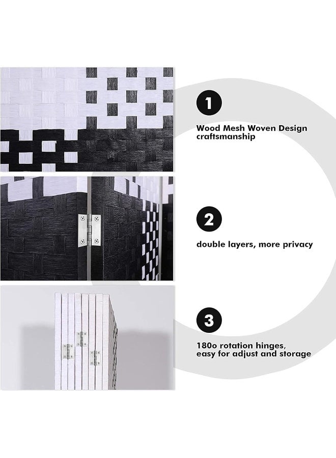 DECORHILLS FRAMES & DECOR Divider and Folding Privacy Screen - Image 4