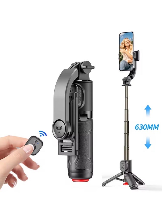 عصا سيلفي TT21 مع حامل ثلاثي مدمج وإضاءة LED – دوران 360° – ريموت بلوتوث – قابلة للتمديد - Image 2