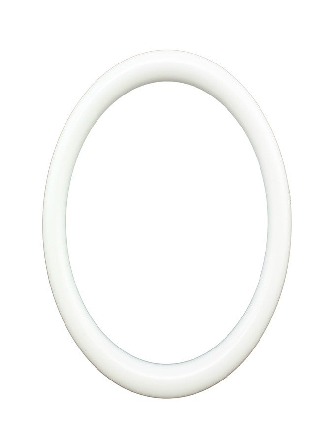 Art Cove 3 inch White Plastic Acrylic Rings 5/16 inch Thick 12 Pieces - Image 2