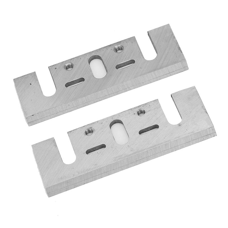 شفرات منشار كهربائي من الفولاذ عالي السرعة (HSS Electric Planer Blades)، بديل لشفرات المناشير اليدوية، تقوم بالقطع بزاوية 42 درجة للأخشاب الصلبة والأخشاب المصنوعة باستخدام الغراء الصناعي. - Image 1