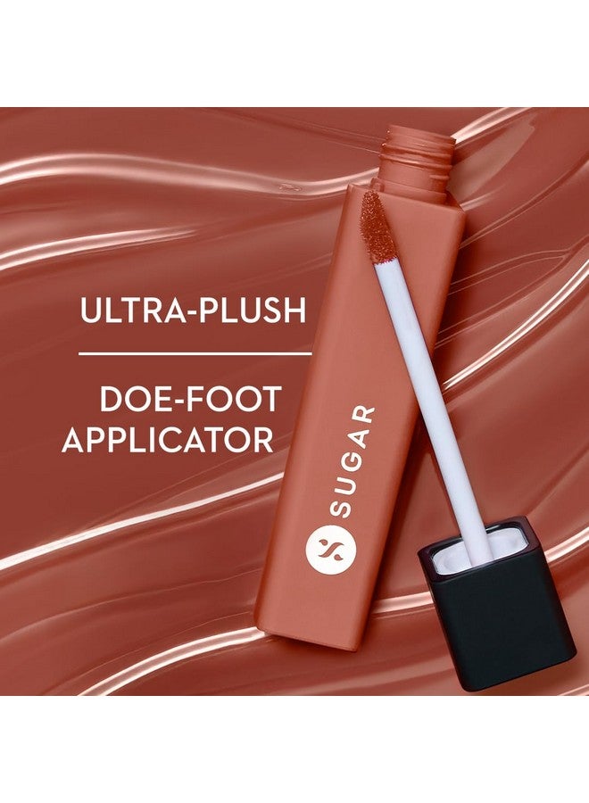 SUGAR Cosmetics زيت شفاه سكر كوزمتيكس دروب أ تينت | لامع ومُلوّن | يدوم طويلاً | مقاوم للنقل والبقع | (03 ثيرا تيراكوتا، 4 مل) - Image 4
