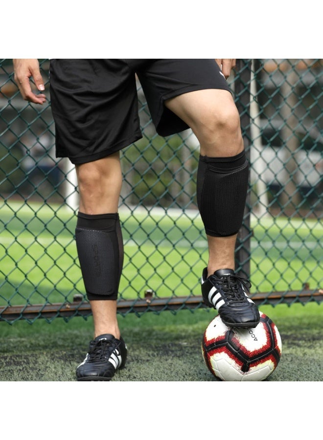 COYO Kids Youth Soccer Shin Guards, Shin Pads and Shin Guard Sleeves for 3-15 Years Old Boys and Girls for Football Games, Cushion Protection Reduce Shocks and Injuries - Image 4