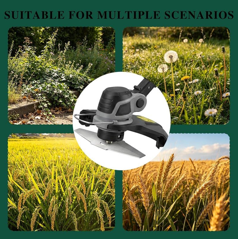 Ucfalfo Metal Strimmer Blades 12 Pack - Durable Stainless Steel Replacement for Cordless Trimmers - Image 4