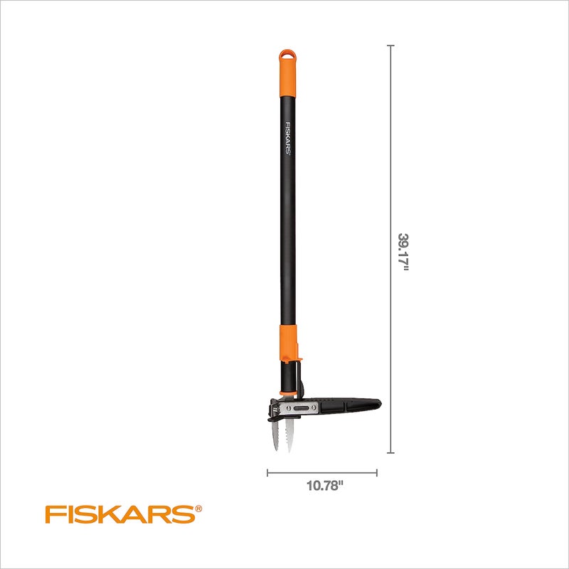 Fiskars 3-Claw Stand Up Weed Puller Tool, Gardening Weeder, Hand Weeding Tool with 39" Long Ergonomic Handle with Easy-Eject Mechanism - Image 2