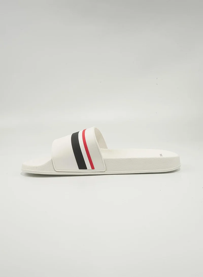 U.S. Polo Assn. white U.S. Polo Assn. Rona Men's Slip-On Comfortable Casual Everyday Slide Sandals - White for Men | Best Price UAE