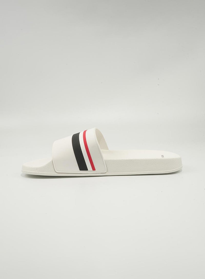U.S. Polo Assn. أحذية شريحة مريحة غير رسمية للرجال من يو إس بولو أسن. رونا - أبيض - Image 3
