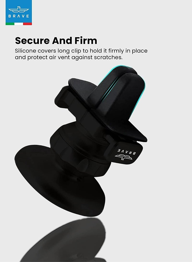 BRAVE Aromatizing Magnetic Car Air Vent Mount Mobile Phone Holder 360° Rotation Powerful Ultra Strong Perfume Fragrance Stick Compatible with all Smartphones - Image 5