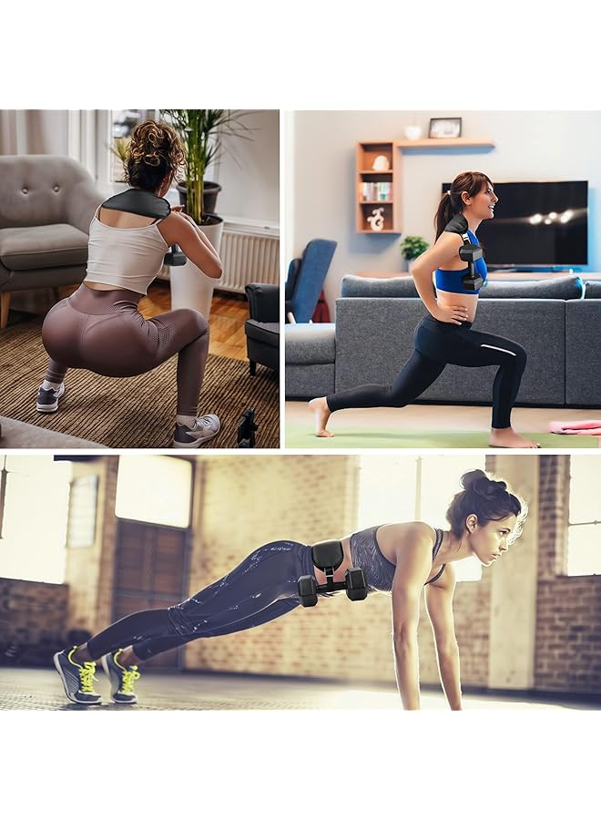 NALACAL Double Thick Padded Hip Thrust Belt Non Slip Leather Glute Bridge Support for Dumbbells Kettlebells Grip Plates Stainless Steel Lock for Booty Workouts at Home or Gym  - Image 5