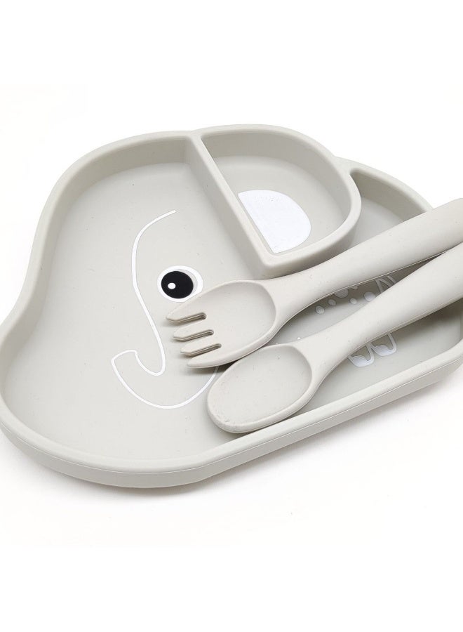 Nariele New Baby Divided Silicone Plate Set 3