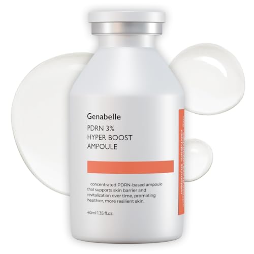 Genabelle 3 PDRN Skin Booster Ampoule 30000ppm Salmon DNA PDRN 20000ppm Panthenol HTDGENACOMPLEX Regeneration Barrier StrengtheningGlass Skin GlowKorean Skincare 135 floz 40ml - Image 1
