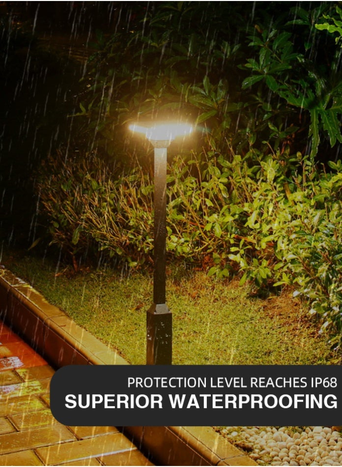 Vmax Modern LED Garden Light Outdoor Lawn Lamp – Waterproof IP65, Pathway Light, 12W, Warm White (Square- 60 cm) - Image 5