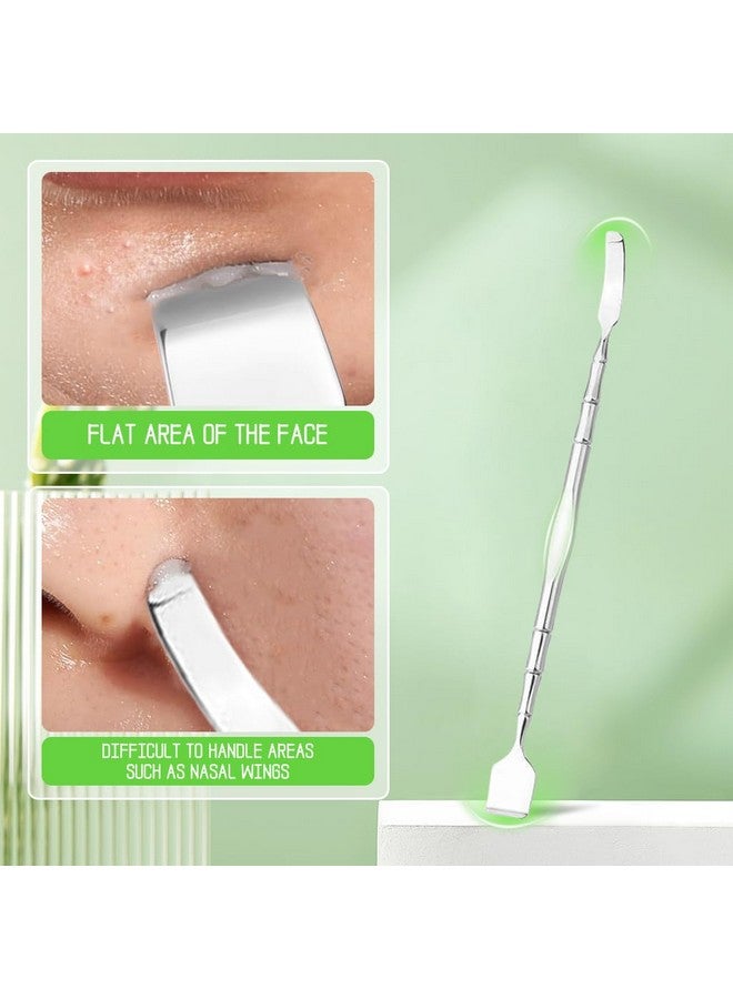 maycreate ® Pimple Remover Tool Black Heads Remover Kit, Stainless Steel Comedone Extractor & Dual Head Blackhead Removal Shovel Facial Pore Cleaning Tools For Acne, White Heads Popping - Image 3