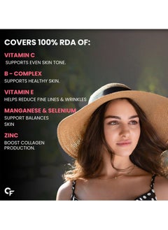 CARBAMIDE FORTE 100% Veg Collagen Builder, 90 Tablets Plant Based Collagen Support Supplement For Skin And Hair 90 Tablets  - Image 4