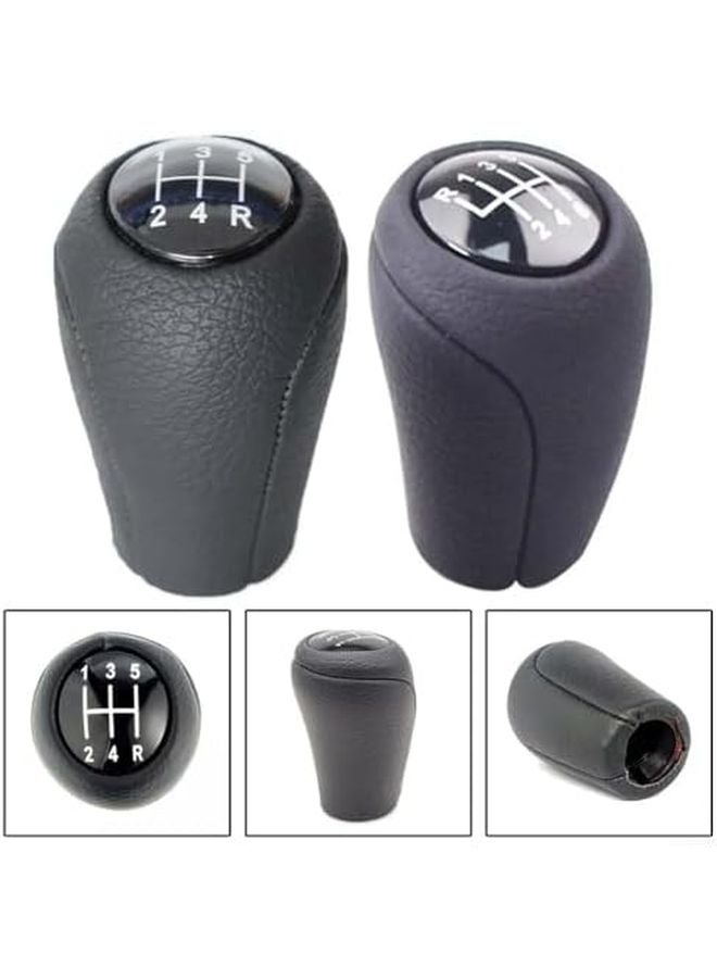 Leather Gear Shift Knob 6 Speed For Mazda 3 5 6 CX 7 MX 5 2005 2014 - Image 3