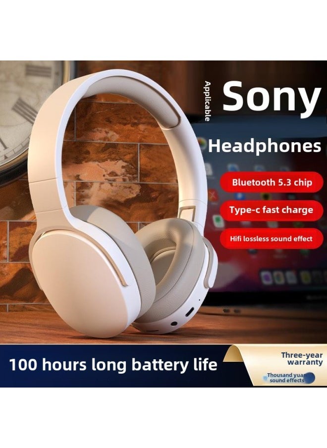 Generic - Bluetooth Headset Noise Reduction Wireless Game Sports Mobile Phone Computer Headset Official Product-Color:[pink] Version★Hifi Sound Quality 100 Yuan Level★No Lag In Gaming And E-sports - Image 1