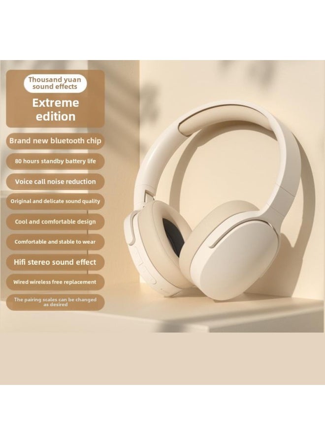 Generic - Bluetooth Headset Noise Reduction Wireless Game Sports Mobile Phone Computer Headset Official Product-Color:[pink] Version★Hifi Sound Quality 100 Yuan Level★No Lag In Gaming And E-sports - Image 1
