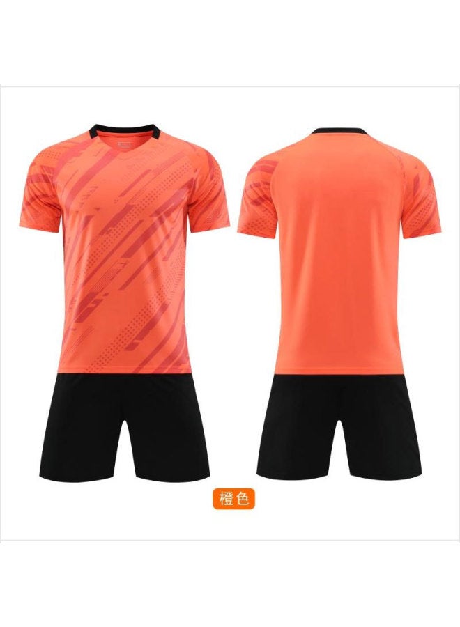 Children's Football Sportswear Suit Men's Customized Club Short-sleeved Football Clothes Training Clothes Summer