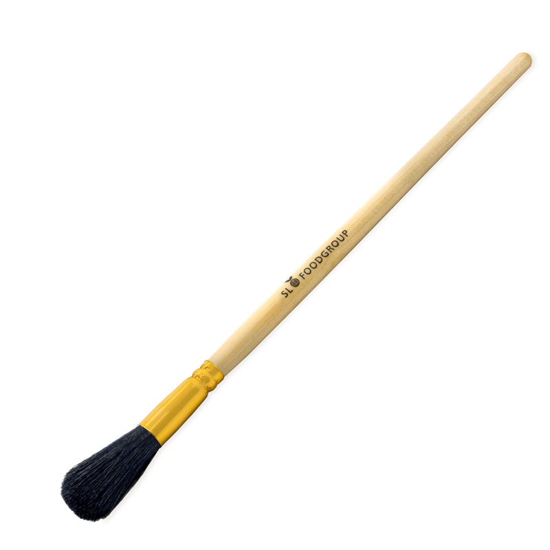 Slofoodgroup Gilding Brush, Gold Duster Brush Round Oval (Size 2) - Image 1