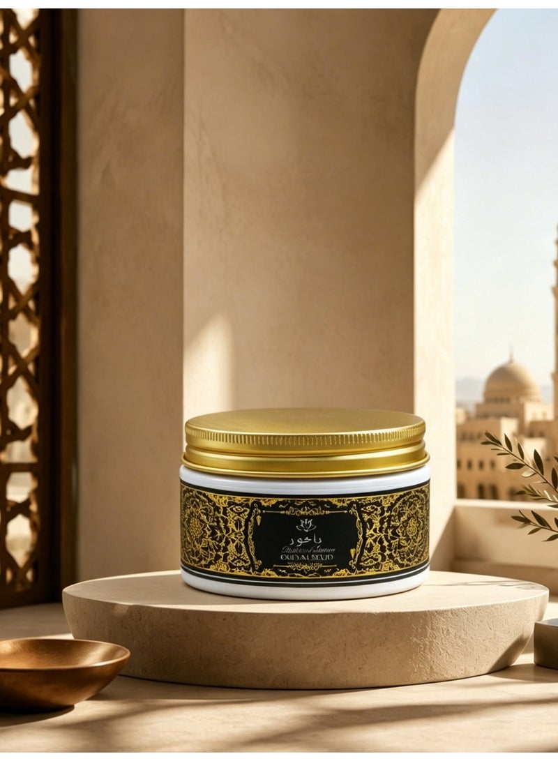 أود أل سعود بخور عود عنبر ٨٠ غرام، علبة هدايا، عطر يدوم طويلًا، مثالي للصلاة والعبادة والاحتفالات - Image 4
