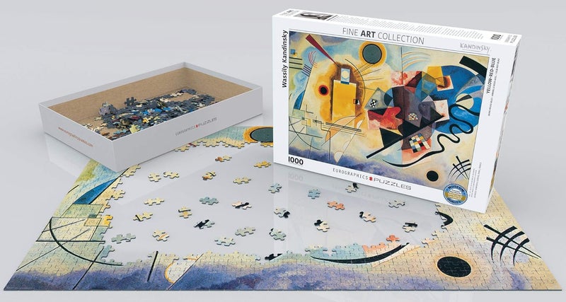 EuroGraphics Gelb Rot Blau by Kandinsky 1000 Piece Puzzle - Image 4