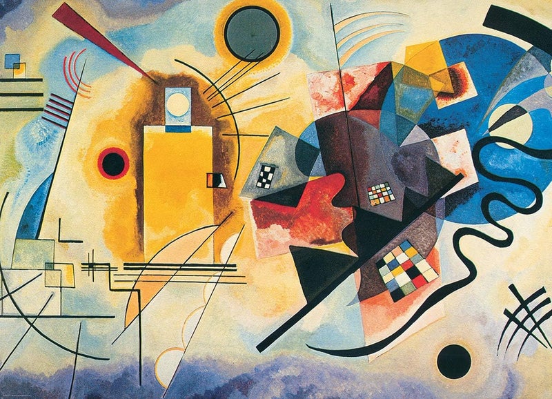 EuroGraphics Gelb Rot Blau by Kandinsky 1000 Piece Puzzle - Image 2