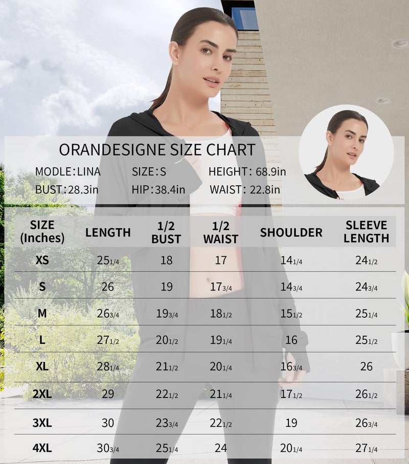 LETAOTAO Womens' Lightweight Zip Up Hoodies Stretch Thin Summer Jackets For Women Black - Image 5