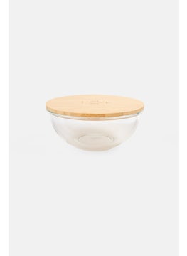 Nanette lepore Glass Mixing Bowl With Bamboo Lid, Transparent  - Image 1