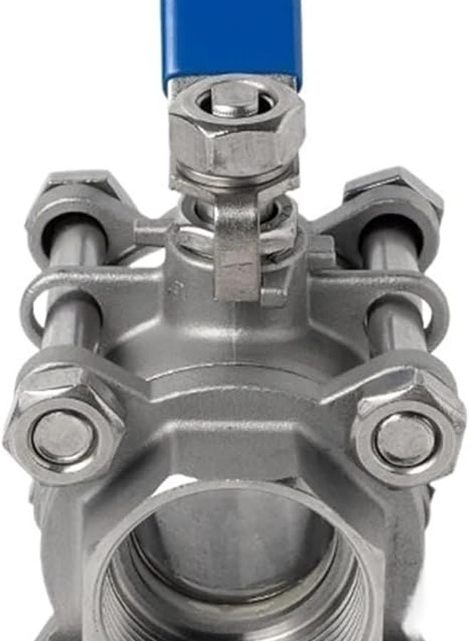 304 Stainless Steel Ball Valve 1 Inch DN40 Internal Thread Q61F 16P 3 Piece - Image 1