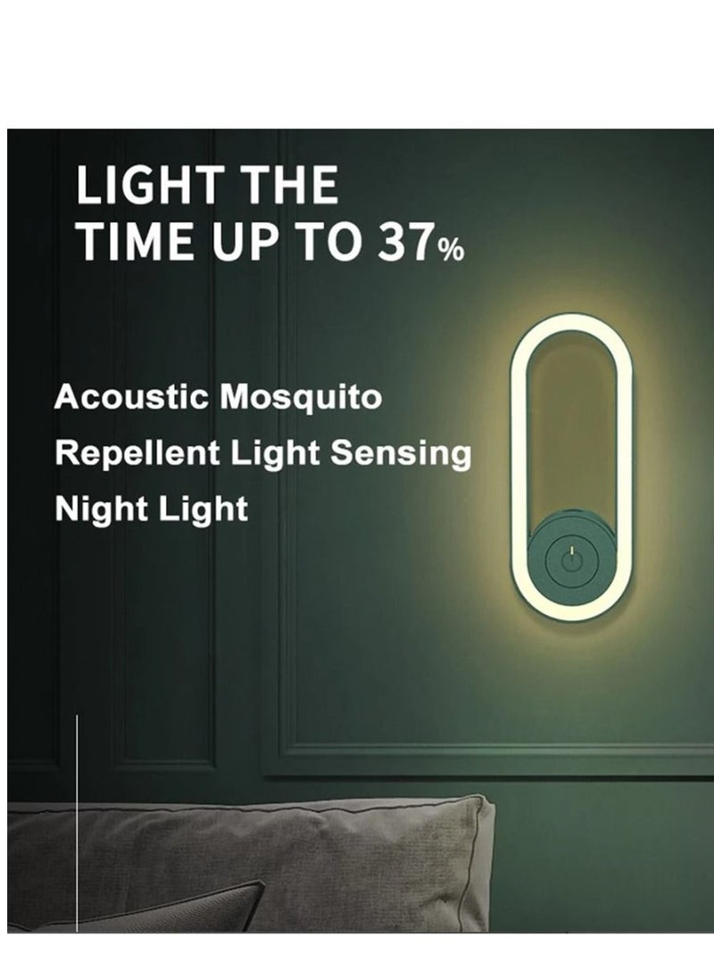Generic - Ultrasonic insect repellent night light- Green - Image 1