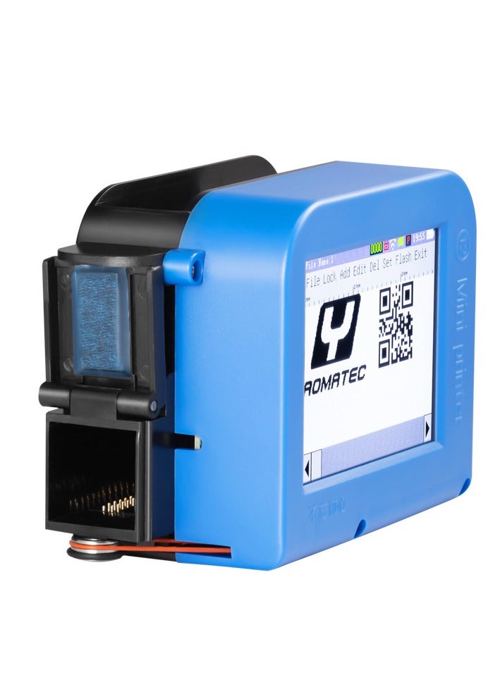 Mini Handheld Inkjet Printer+Ink Cartridge, Portable Inkjet Printer, HD Inkjet Code Printer, Send Fast Drying Ink Cartridge for Label/Date of Manufacture/Barcode/Logo/Logo Printing - Image 4
