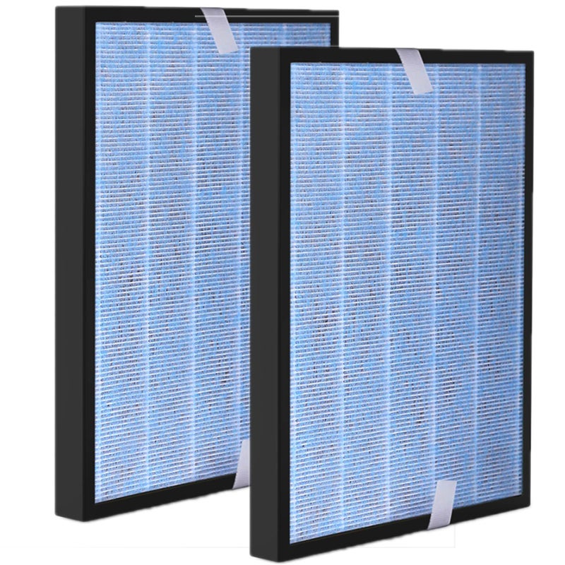 Vegebe MSA3MSA3S Filter Replacement Compatible with Membrane Solutions MSA3 and MSA3S Smart Air Purifier 3in1 H13 True HEPA 2 Pack