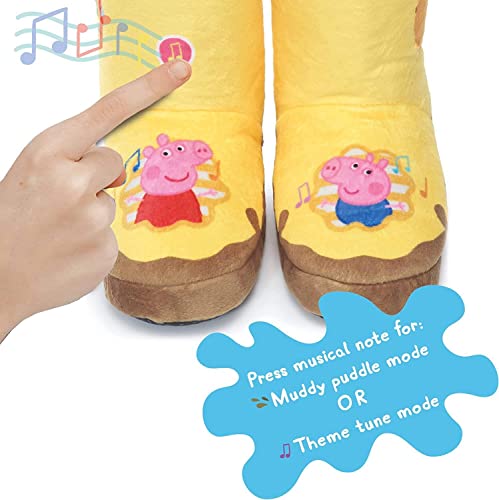 WOW! STUFF Peppa Pig Toys Muddy Puddle Boots with Sounds | Interactive Wearable Yellow Toy Wellies with Sound and Music activated as you Walk or Run - Image 2
