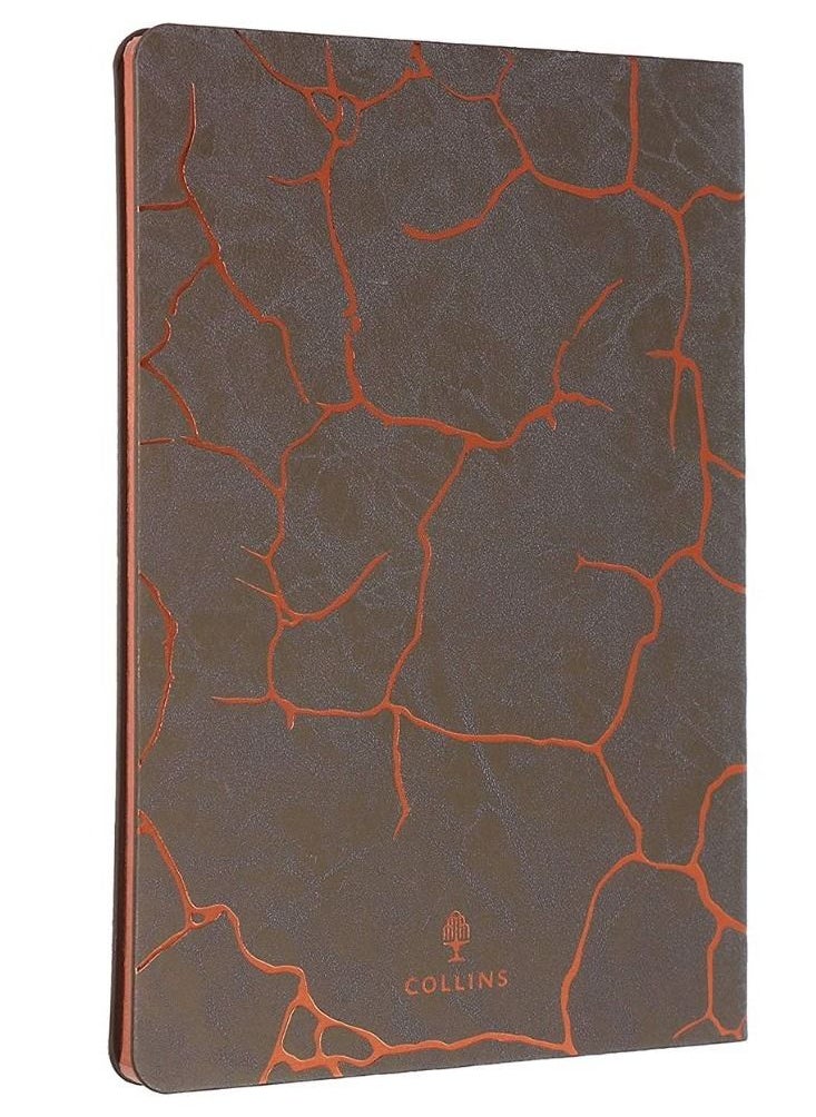 Collins - Collins Enigma A5 Ruled Notebook  Brown - Image 1