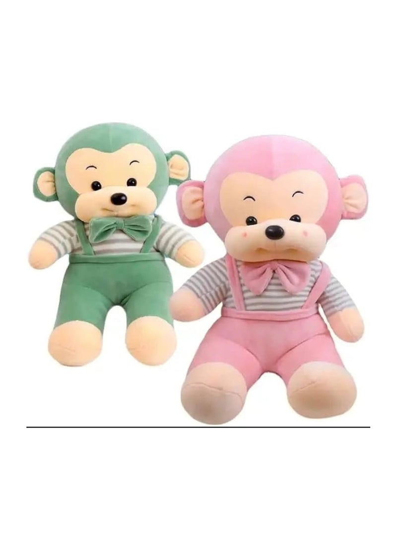 Soft Stuffed Monkey Toy For Kids 40Cm (Multicolor)  - Image 2