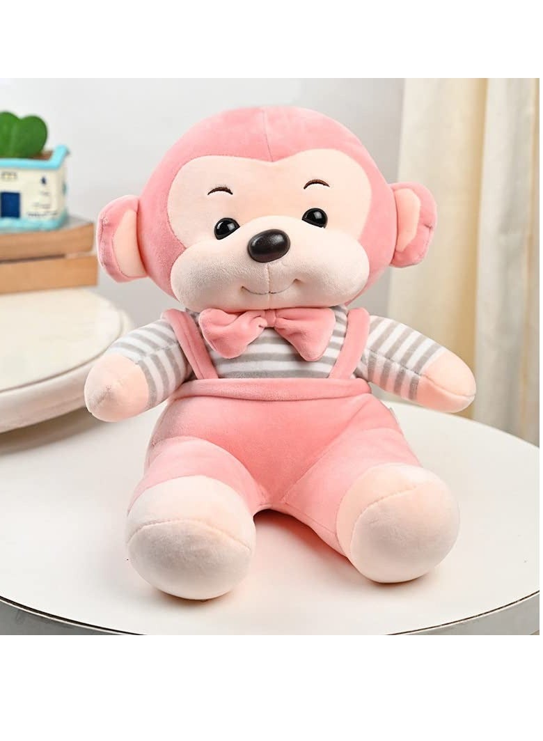Soft Stuffed Monkey Toy For Kids 40Cm (Multicolor)  - Image 3