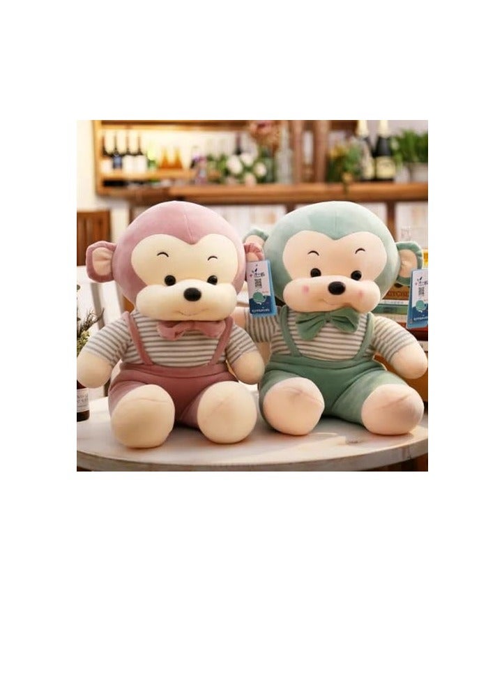 Soft Stuffed Monkey Toy For Kids 40Cm (Multicolor)  - Image 4