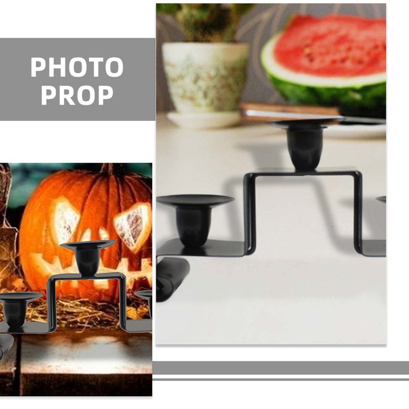 Candle Holder Desktop Tea Light Holder Candlestick Holder Dining Table Centerpiece - Image 2