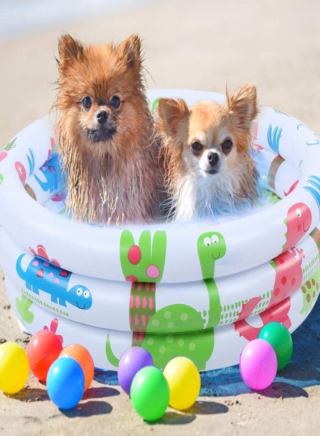 VINGVO Baby Pool, 23. Inflatable Baby Toddlers Swimming Pool Kiddie Pool Mini Pool with Thickened PVC Material for Outdoor, Indoor, Bathroom, Living Room - Image 2