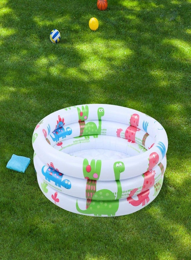 VINGVO Baby Pool, 23. Inflatable Baby Toddlers Swimming Pool Kiddie Pool Mini Pool with Thickened PVC Material for Outdoor, Indoor, Bathroom, Living Room - Image 3