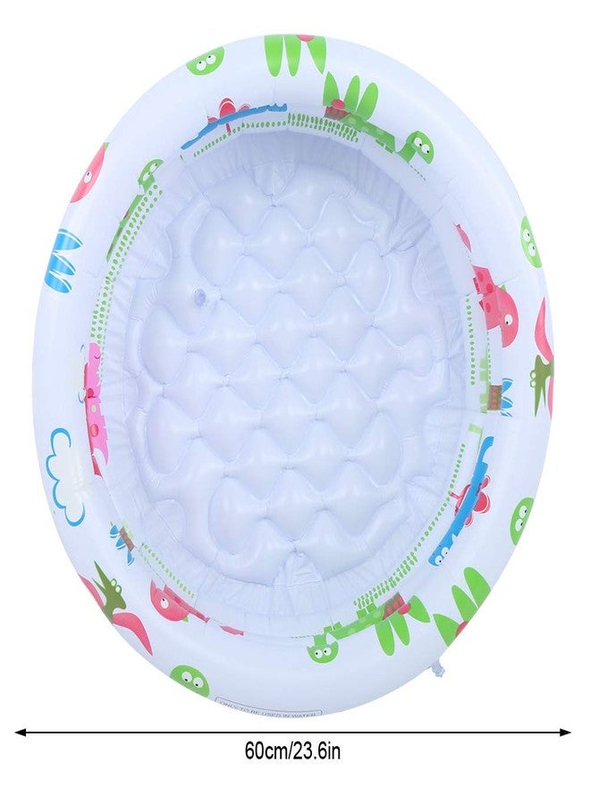 VINGVO Baby Pool, 23. Inflatable Baby Toddlers Swimming Pool Kiddie Pool Mini Pool with Thickened PVC Material for Outdoor, Indoor, Bathroom, Living Room - Image 4