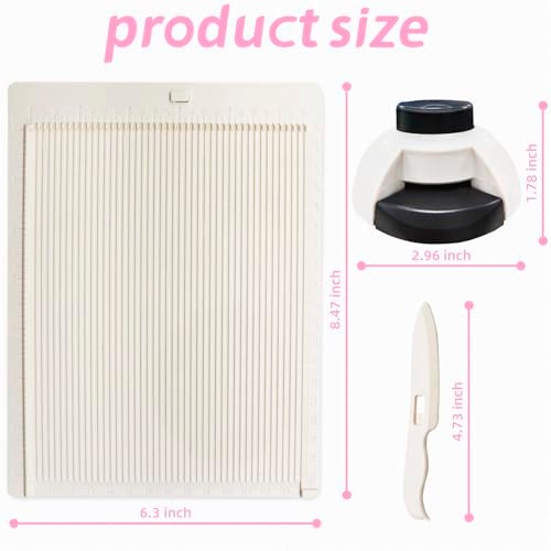 HKKYO Scoring Board - Scoreboard for Paper Crafts, Scoring Tool, Envelope Maker for PaperCrafts, Multipurpose Envelope Punch Boards, Small Paper Score Boards, Mini ScoreBoards for Card Making - Image 4