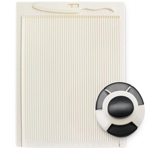 HKKYO Scoring Board - Scoreboard for Paper Crafts, Scoring Tool, Envelope Maker for PaperCrafts, Multipurpose Envelope Punch Boards, Small Paper Score Boards, Mini ScoreBoards for Card Making - Image 1